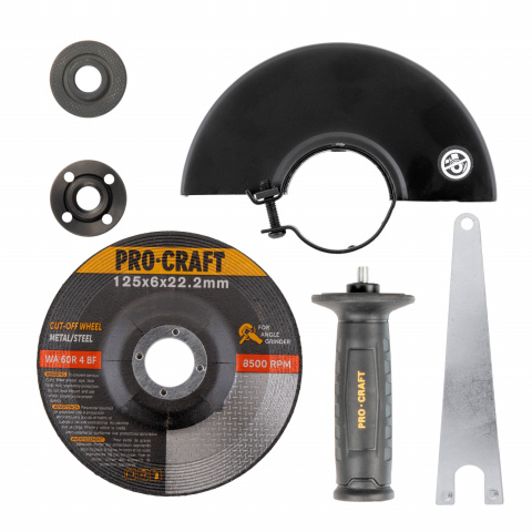 Bruska úhlová Procraft PW2450, 125mm | PW2450